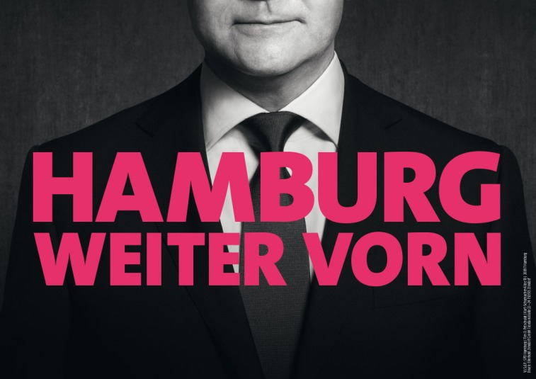 "Hamburg más adelante". Fuente: SPD Hamburg.